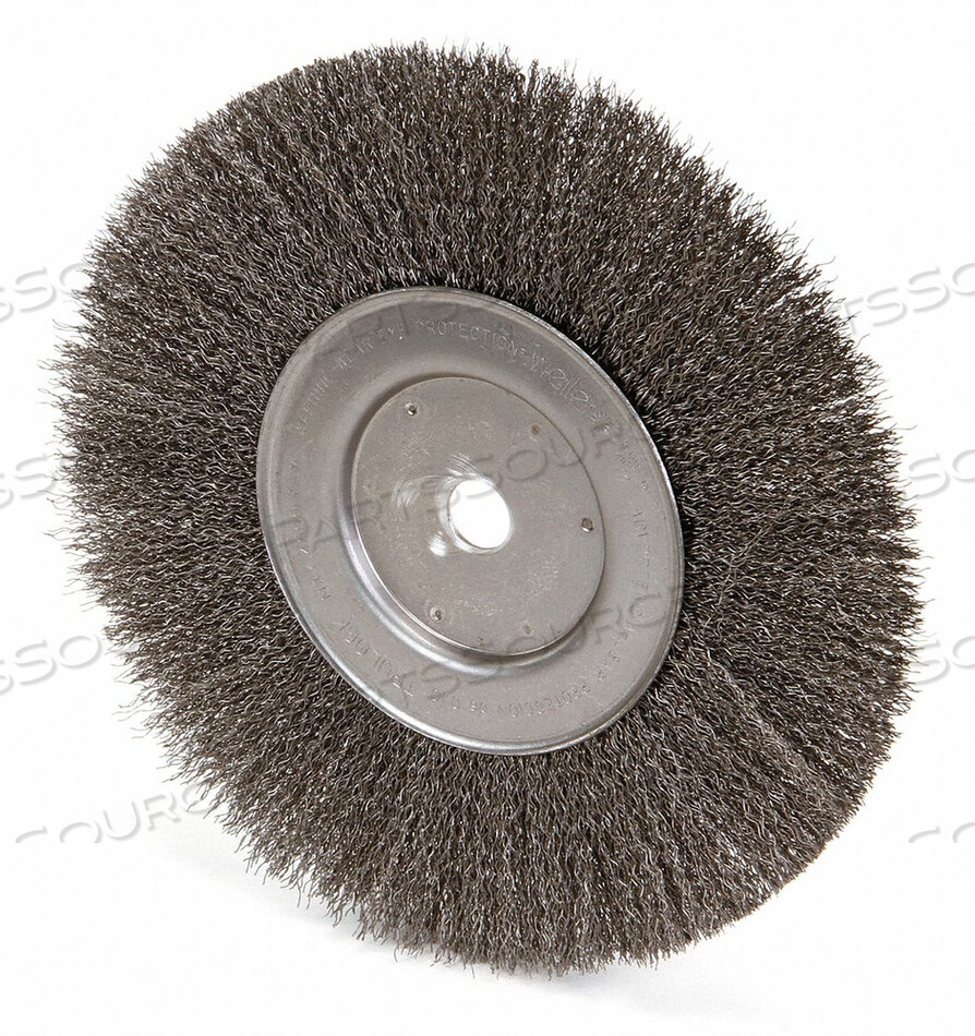 CRIMPED WIRE WHEEL BRUSH ARBOR 10 IN. by Weiler