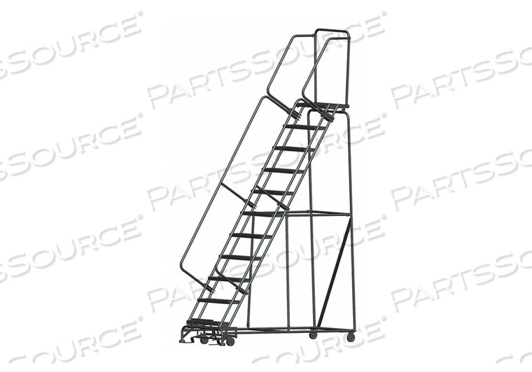 LOCKSTEP ROLLING LADDER STEEL 110 IN.H by Ballymore