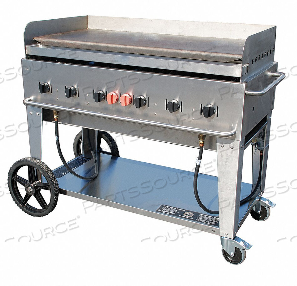 PORTABLE GAS GRIDDLE 6 BURNERS by Crown Verity