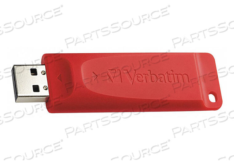 STORE 'N' GO USB FLASH DRIVE 16 GB RED by Verbatim