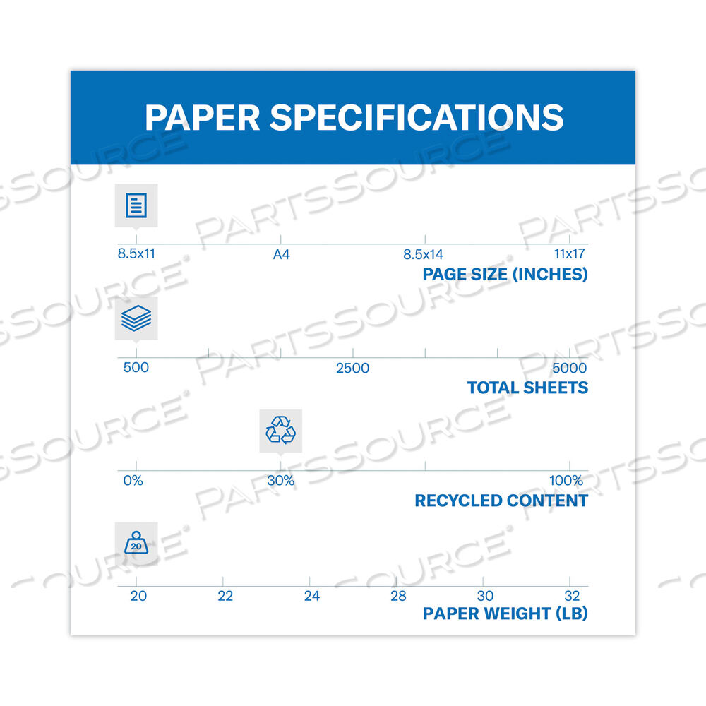 COLORS PRINT PAPER, 20 LB BOND WEIGHT, 8.5 X 11, CANARY by Hammermill