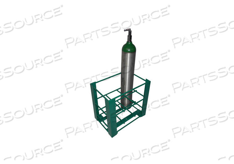 OXYGEN CYLINDER RACK, FLOOR OR TRUCK MOUNT by FWF Medical Products (Welded Products Inc) 