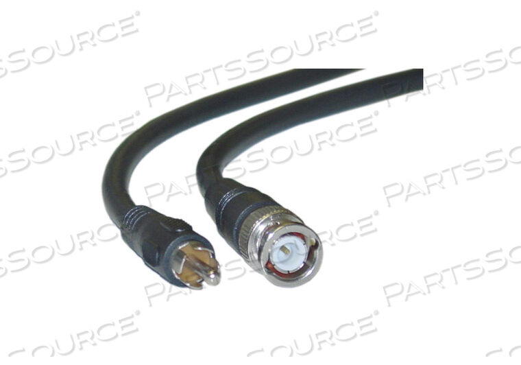 3FT RG59U BNC MALE - RCA MALE COMPOSITE VIDEO COAXIAL CABLE - BLACK by CableWholesale