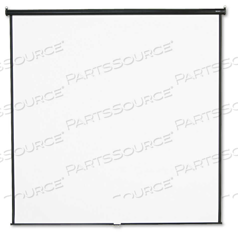 WALL OR CEILING PROJECTION SCREEN, 96 X 96, WHITE MATTE FINISH by Quartet