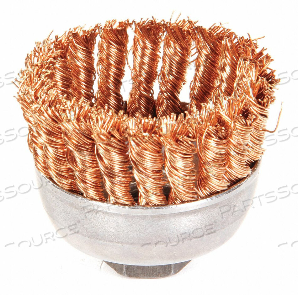 SINGLE ROW KNOT WIRE CUP BRUSH 2-3/4 IN. by Weiler