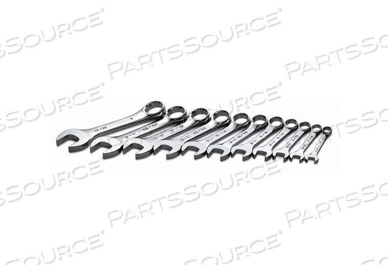 COMBO WRENCH SET SHORT 3/8-1 IN. 11 PC by SK Professional Tools