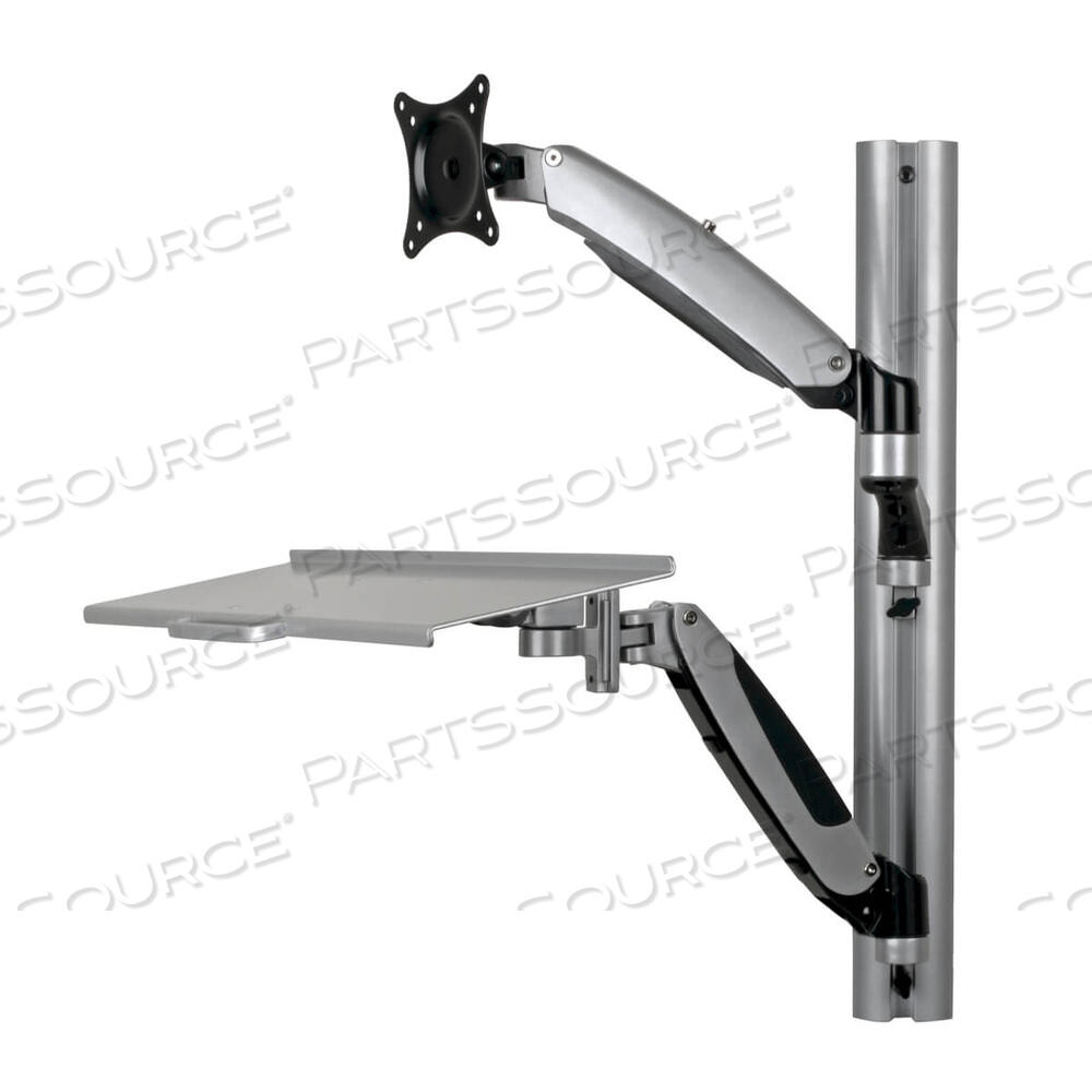 WALL-MOUNT FOR SIT-STAND DESKTOP WORKSTATION W/THIN CLIENT MOUNT by Tripp Lite