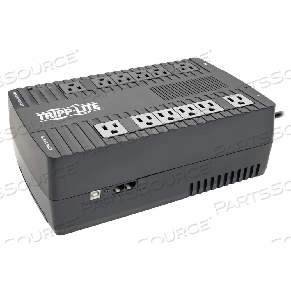 AVR SERIES ULTRA-COMPACT LINE-INTERACTIVE UPS, 12 OUTLETS, 900 VA, 420 J by Tripp Lite