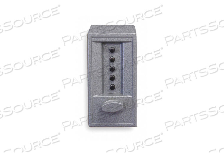PUSH BUTTON LOCK ENTRY GRAY POWDER PAINT by Kaba