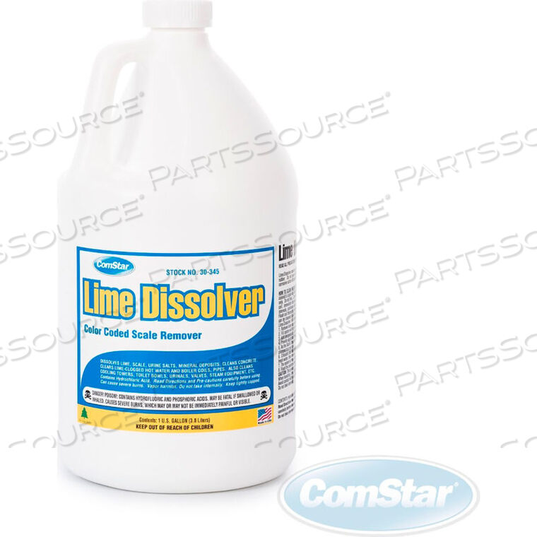 LIME DISSOLVER BOILER INTERIOR COIL SCALE REMOVER, 1 GAL. by Comstar International Inc