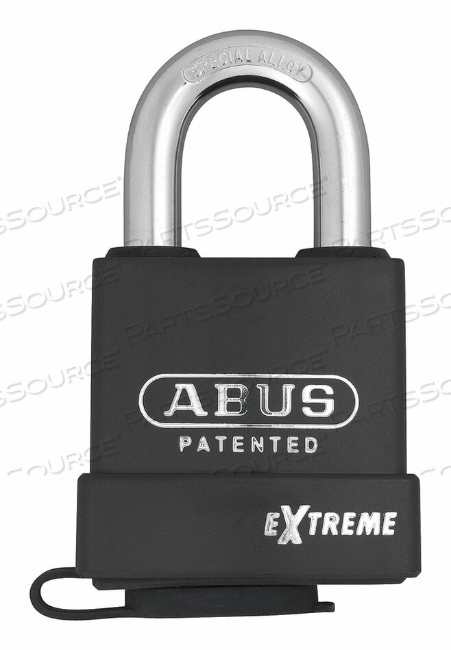 KEYED PADLOCK 1 IN RECTANGLE BLACK by Abus