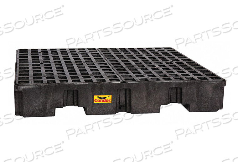 DRUM SPILL CONTAINMENT PALLET BLACK by Condor