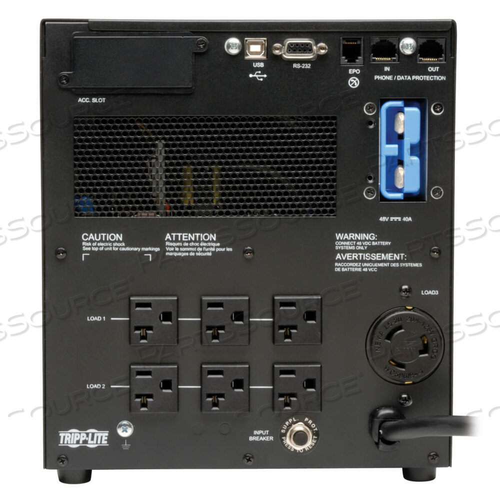 UPS 2200VA 1800W SMART ONLINE LCD TOWER 120V USB DB9 SNMP RT by Tripp Lite