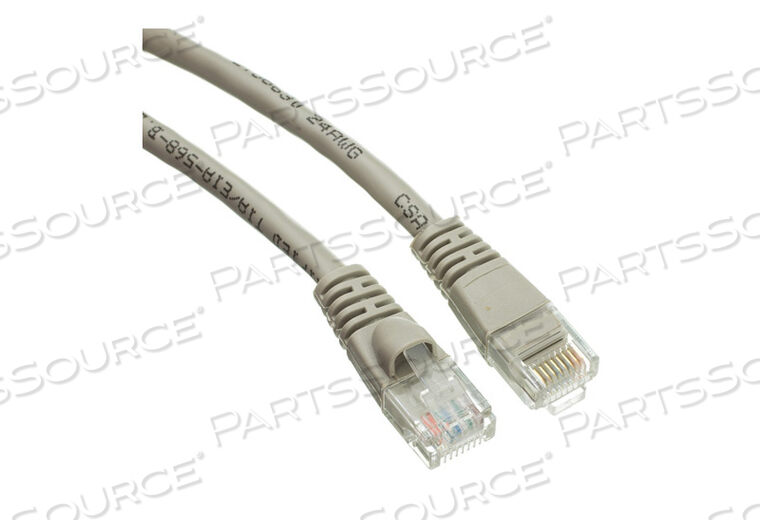 35FT 24 AWG CAT6 ETHERNET NETWORK PATCH CABLE - GREY by CableWholesale