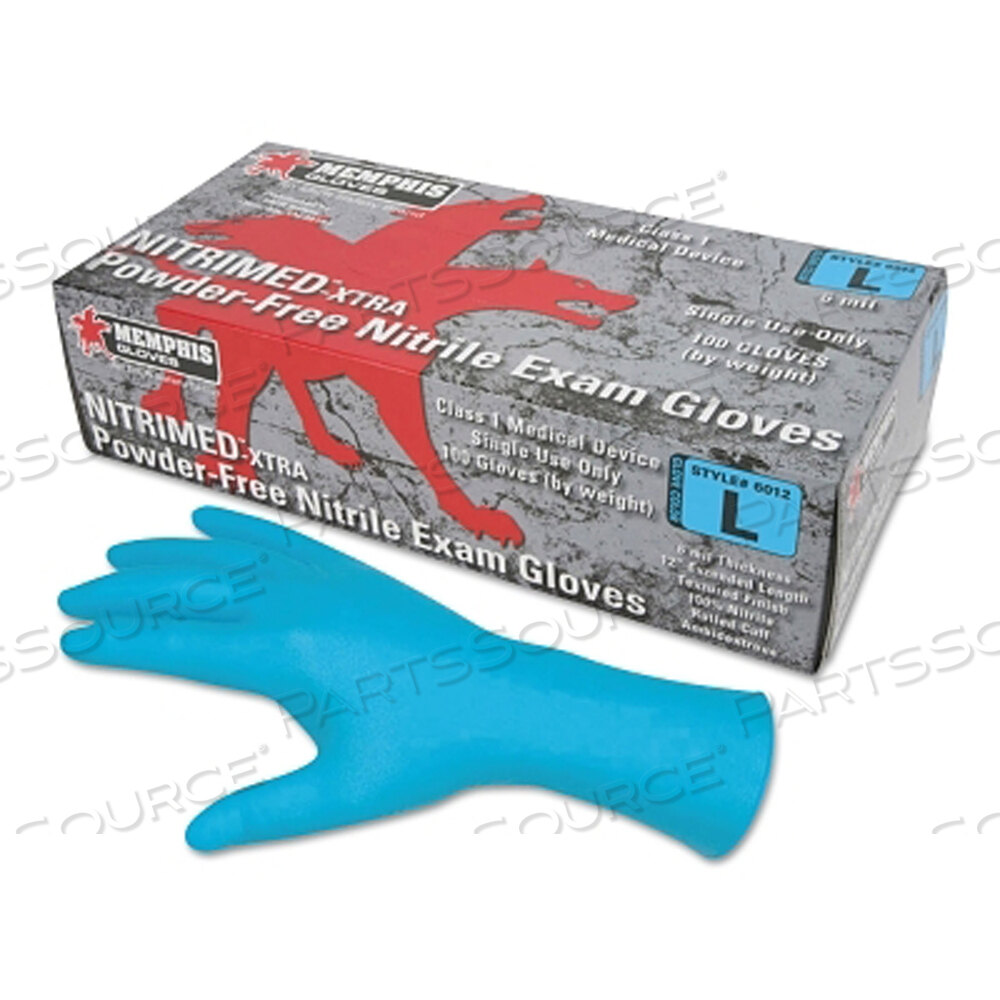 DISPOSABLE GLOVES NITRILE M by MCR Safety