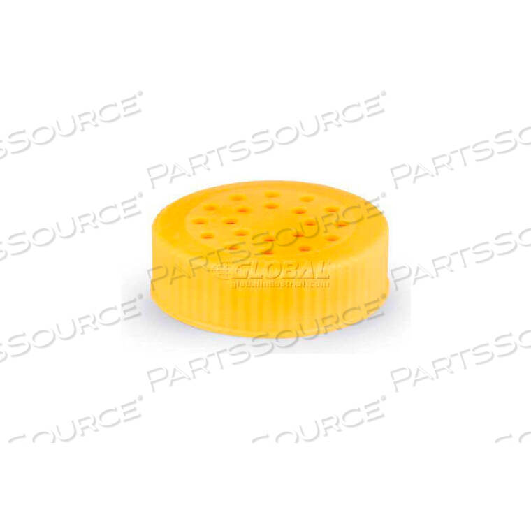 TRAEX DRIPCUT DREDGES & CAPS, LARGE, YELLOW LID by Vollrath