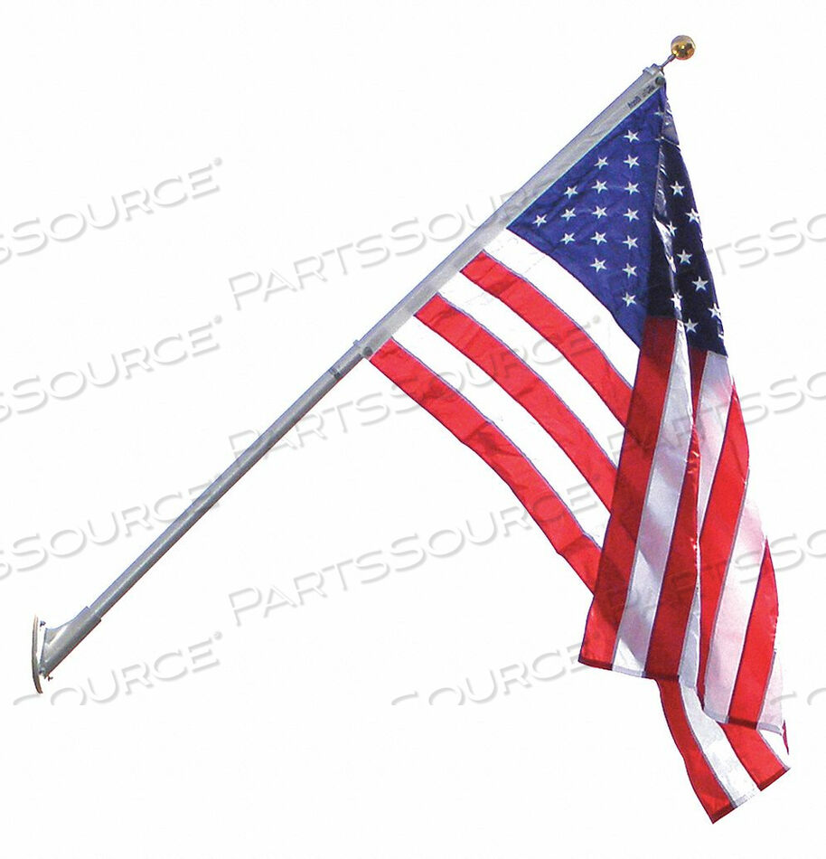 FLAG POLE 8 FT H ALUMINUM by Annin Flagmakers