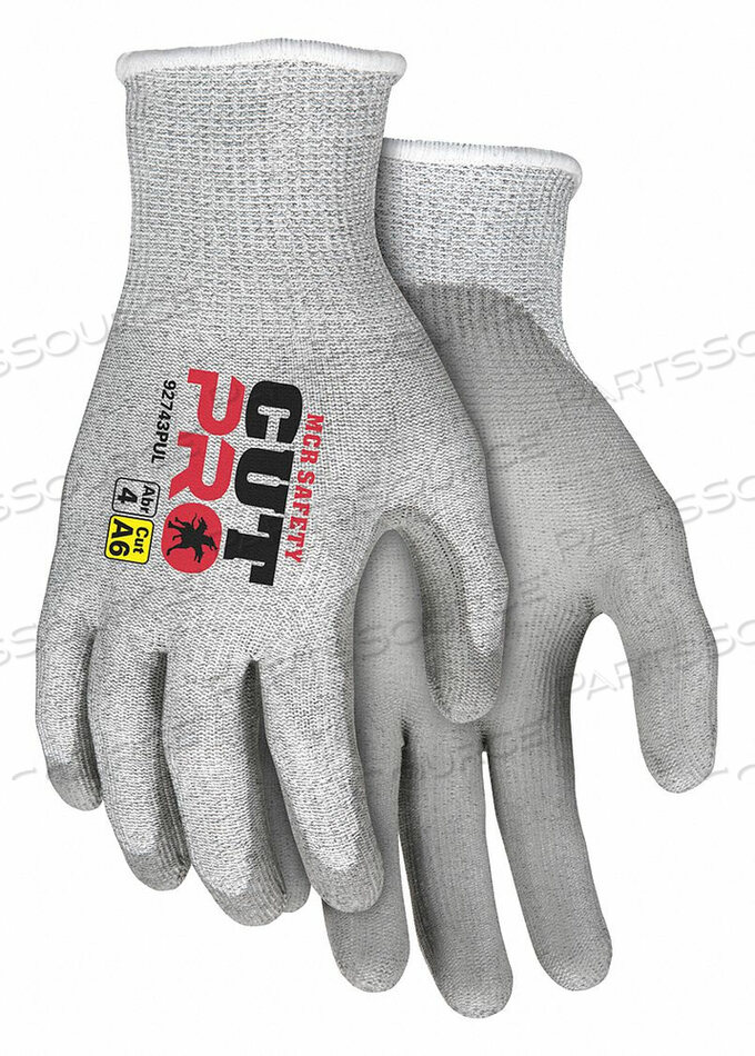 CUT-RESISTANT GLOVES 3XL GLOVE SIZE PK12 by MCR Safety