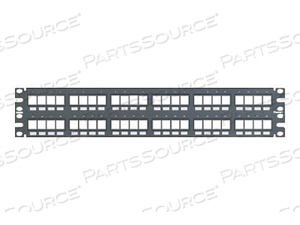 PANDUIT NETKEY FLUSH MOUNT MODULAR PATCH PANEL - PATCH PANEL - 2U - 48 PORTS by Panduit