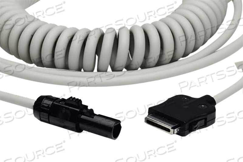 2016560-002, 700657-003, 2016560-003, 700657-002 GE ECG CAM 14, MAC 5000 COILED PATIENT CABLE 15 FT. OEM COMPATIBLE 