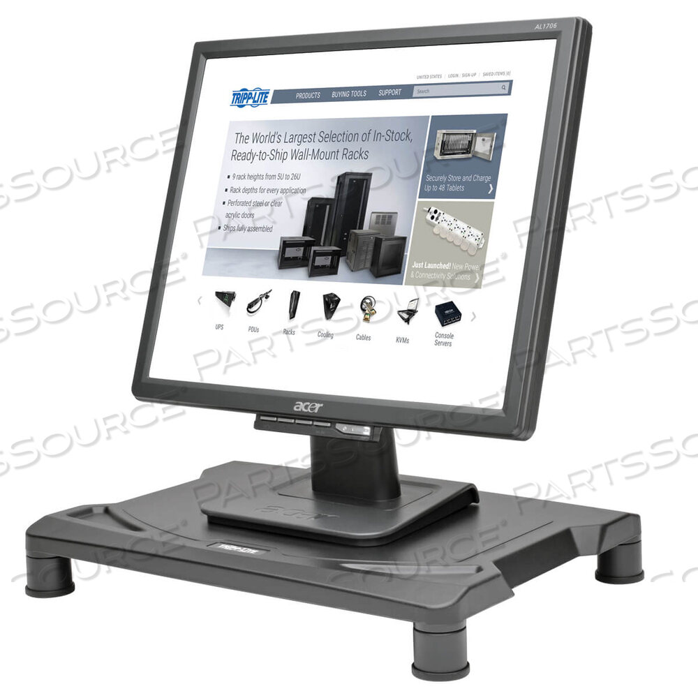 UNIVERSAL MONITOR RISER STAND COMPUTER LAPTOP PRINTERS 1.25-5.5 by Tripp Lite