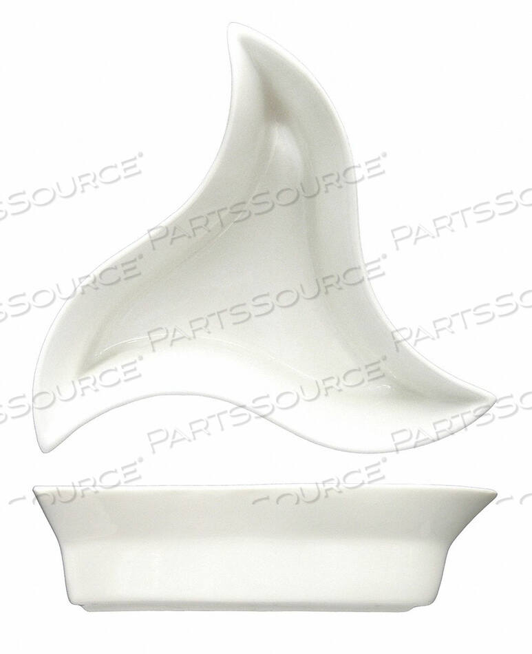 STAR APPETIZER DISH 6 INCH WHITE PK36 by ITI