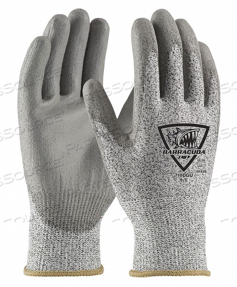 URETHANE COATED GLOVE GRAY L PK12 by West Chester