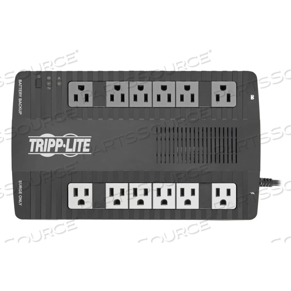 AVR SERIES ULTRA-COMPACT LINE-INTERACTIVE UPS, 12 OUTLETS, 750 VA, 420 J by Tripp Lite