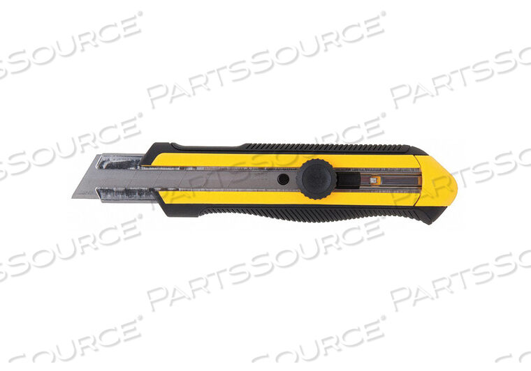 SNAP-OFF UTILITY KNIFE 7 IN YELLOW/BLACK by Stanley