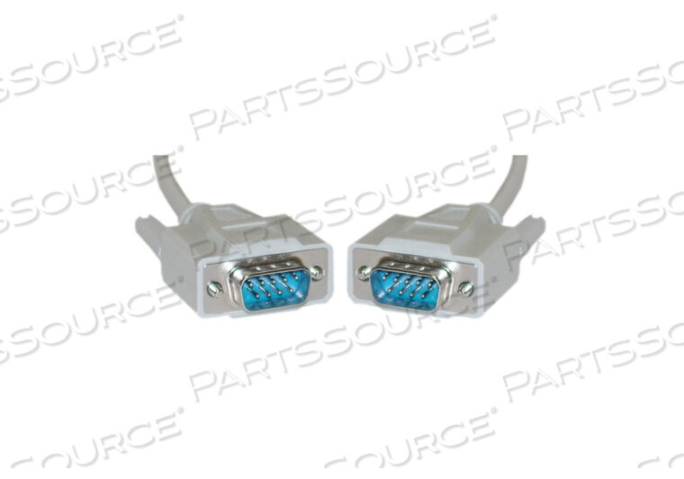 6FT DB9 MALE - DB9 MALE RS232 SERIAL CABLE - BEIGE by CableWholesale