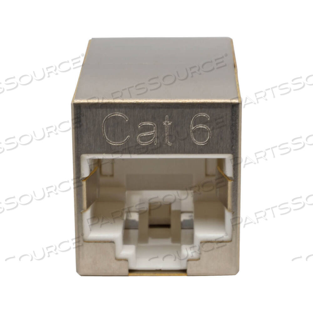 CAT6 STRAIGHT-THROUGH MODULAR SHIELDED IN-LINE COUPLER - SILVER by Tripp Lite