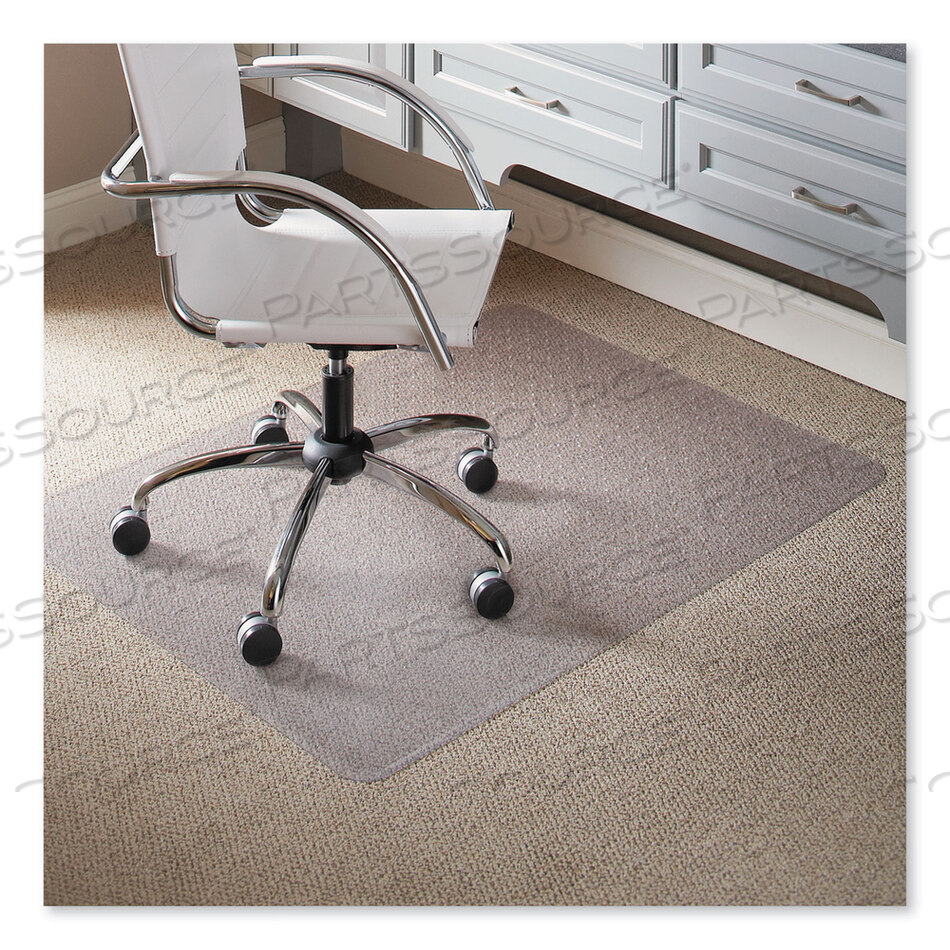 EVERLIFE LIGHT USE CHAIR MAT FOR FLAT TO LOW PILE CARPET, RECTANGULAR, 46 X 60, CLEAR by ES Robbins