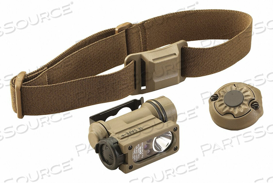 TACTICAL HEADLAMP 55 LM COYOTE 1.07 DIA by Streamlight