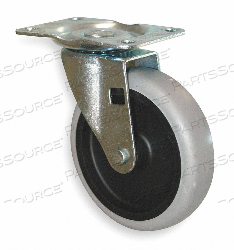 SWIVEL CASTER 4 IN. USE WITH 5M639 3LU59 by Rubbermaid Medical Division