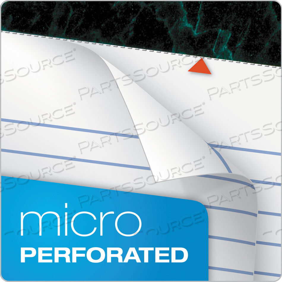 DOCKET RULED PERFORATED PADS, WIDE/LEGAL RULE, 50 WHITE 8.5 X 11.75 SHEETS, 12/PACK by Tops