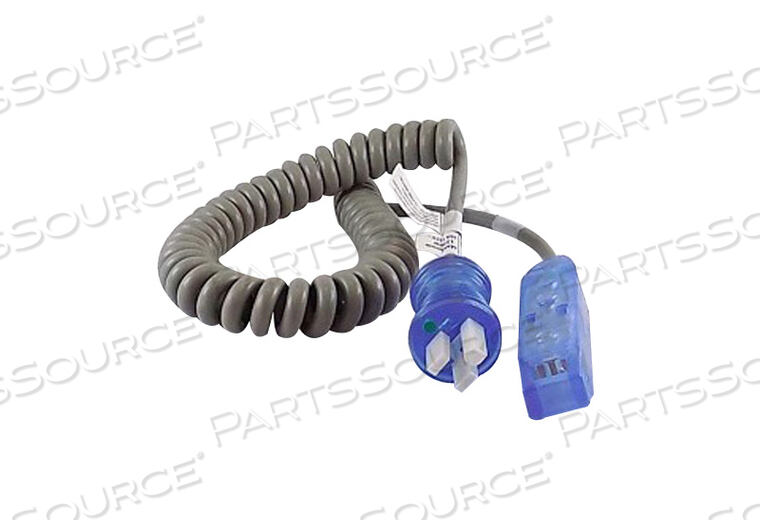 AVALO AC TRIPLE TAP SPIRAL CORD by Capsa Healthcare