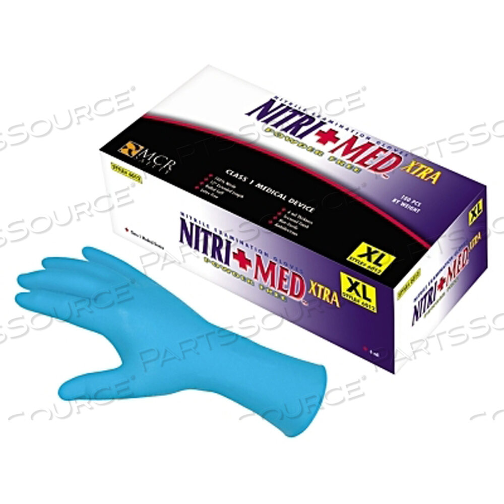 DISPOSABLE GLOVES NITRILE L by MCR Safety