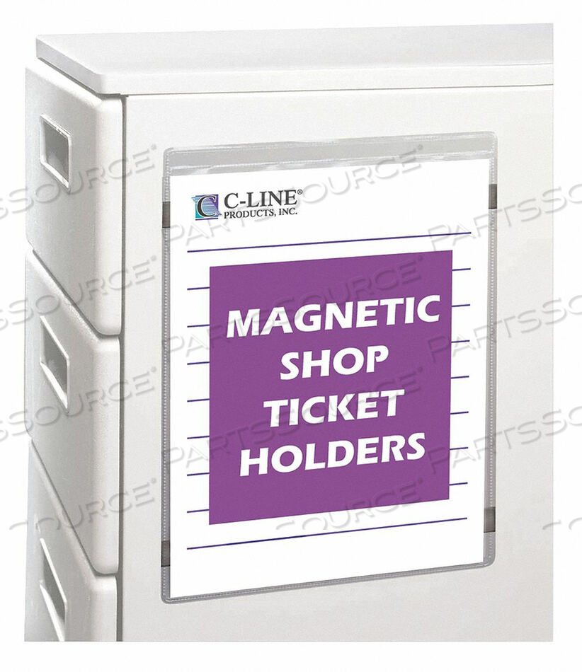 TICKET HOLDER MAGNETIC SHOP 9X12 PK15 by C-Line