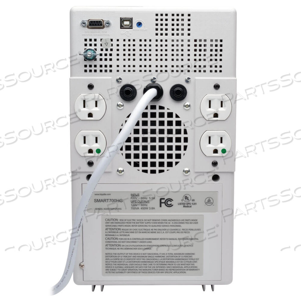 700VA 450W UPS SMART TOWER AVR HOSPITAL MEDICAL 120V USB DB9 by Tripp Lite