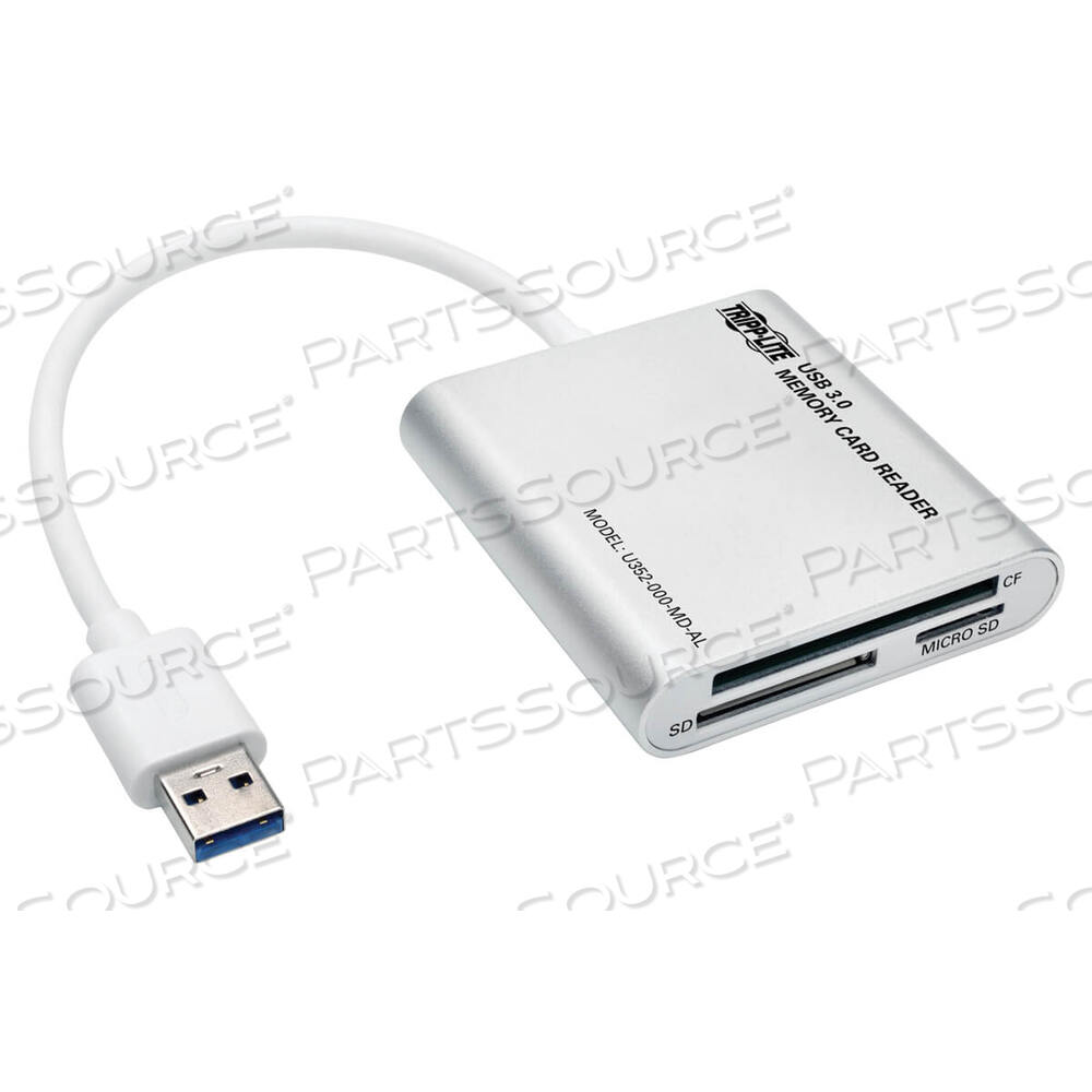USB 3.0 SUPERSPEED MULTI-DRIVE MEMORY CARD READER/WRITER 5GBPS by Tripp Lite