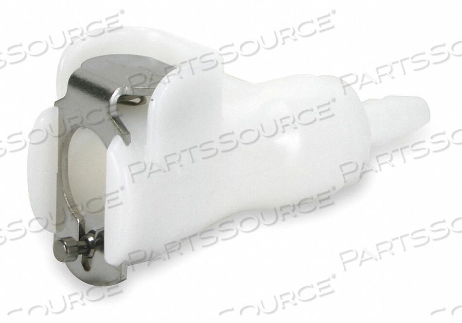 1/4 HOSE BARB NON-VALVED IN-LINE ACETAL COUPLING BODY by Colder Products Company
