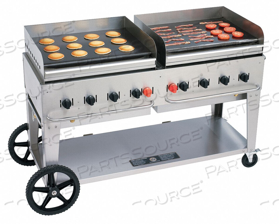 PORTABLE GAS GRIDDLE 8 BURNERS by Crown Verity