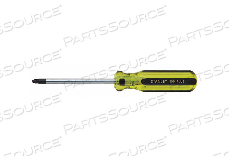100 PLUS PHILLIPS TIP SCREWDRIVER # 2 X 4" by Stanley