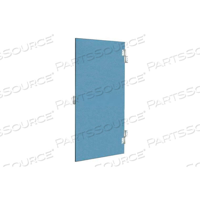 POLYMER OUTWARD SWING PARTITION DOOR - 26"W BLACK by Global Partitions