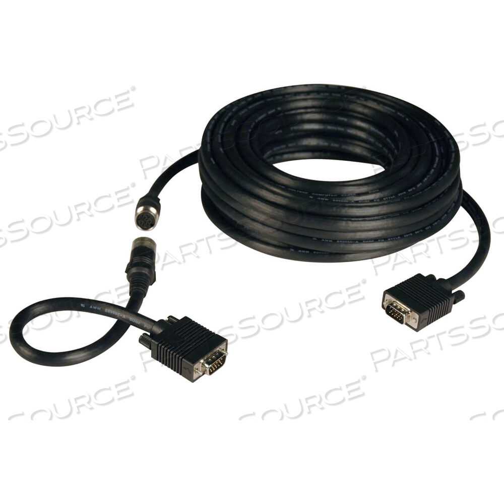 VGA CABLE, 100 FT CABLE, MALE, MALE 