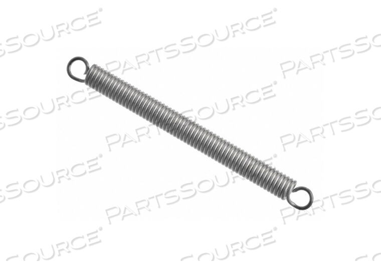 EXTENSION SPRING 9IN.L 0.125IN.DIA. PK10 by Spec