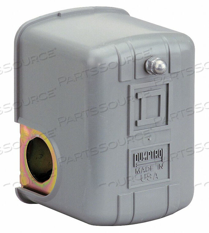 PRESSURE SWITCH DPST 60/80 PSI 1/4 FNPS by Square D