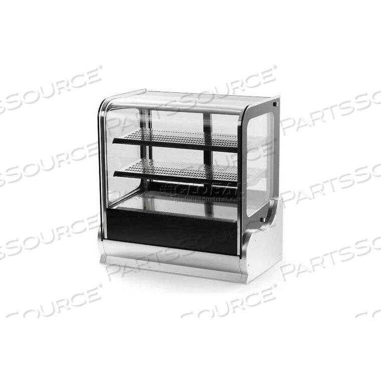 DISPLAY CABINET, 60" CUBED GLASS, REFRIGERATED by Vollrath