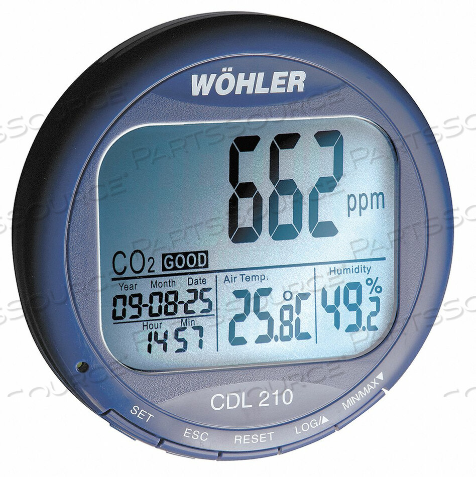 CO2 DATALOGGER by Wohler