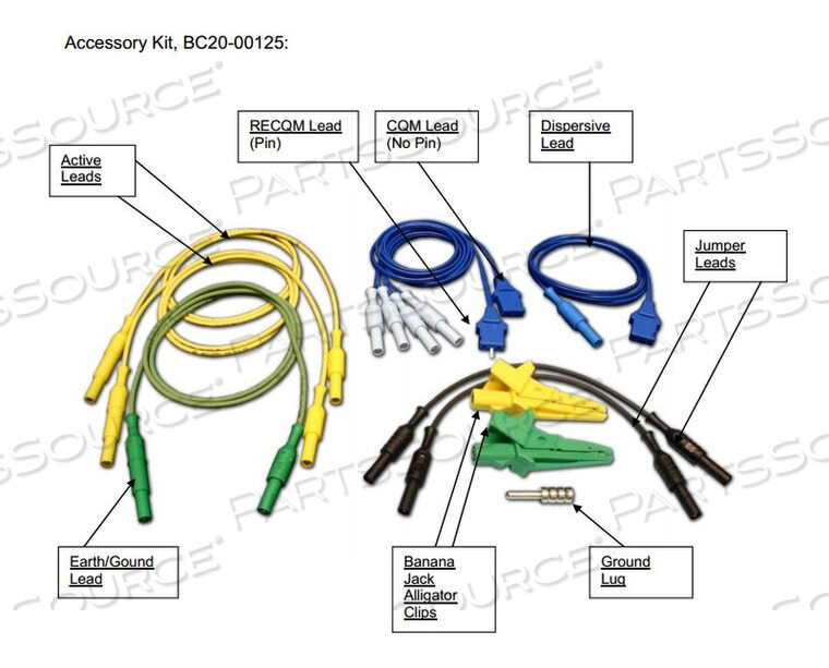 ESU-2300 REPLACEMENT ACCESSORY KIT by BC Group International, Inc. (BC Biomedical)